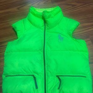 Youth polo vest neon